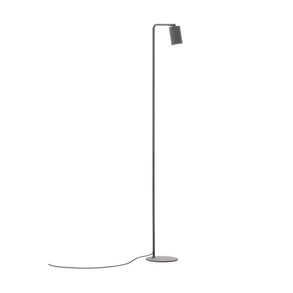 Czarna lampa stojąca (wysokość 147 cm) Manie – Kave Home