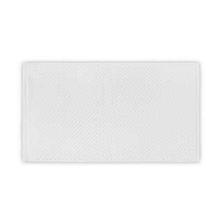 Biały bawełniany ręcznik 71x40 cm Chevron – Foutastic