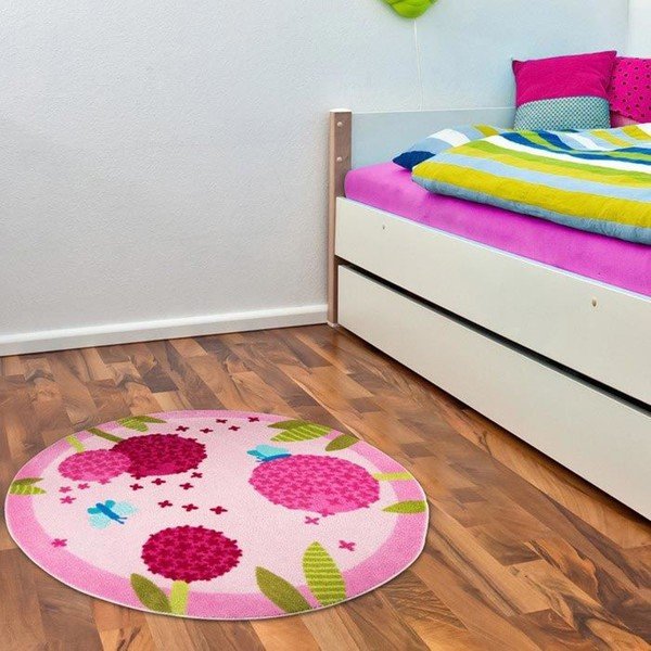 Dywan dziecięcy Polen Pink, ⌀ 133 cm-image-2