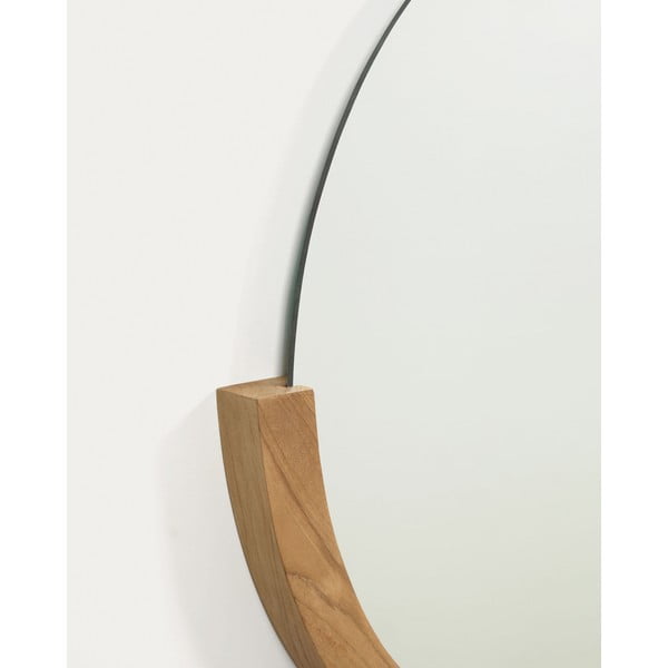 Lustro ścienne z drewnianą ramą 96x55 cm Rokia – Kave Home-image-1