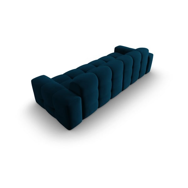 Ciemnoniebieska aksamitna sofa 255 cm Kendal – Micadoni Home-image-4