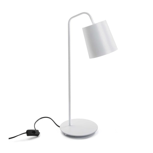 Biała lampa stołowa Versa Balance