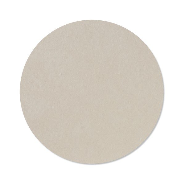 Mata stołowa ze skóry ekologicznej ø 30 cm Circle M Nupo – LIND DNA