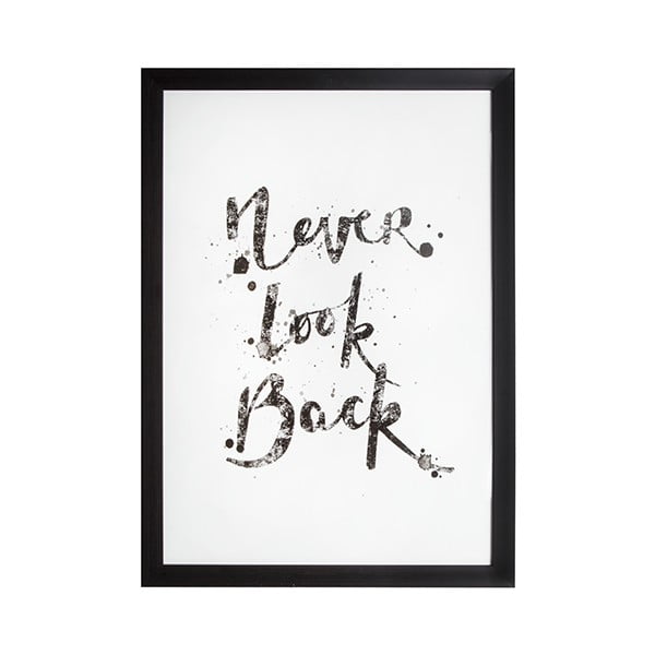 Obraz w ramie Graham & Brown Never Look Back, 50x70 cm