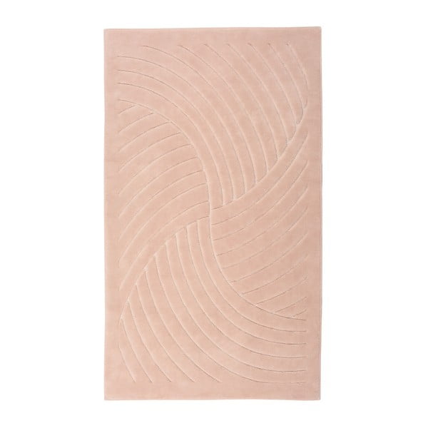 Różowy dywan Floorist Waves, 80x300 cm
