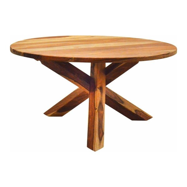 Stół do jadalni z drewna mangowca Støraa Cleveland, Ø 137 cm