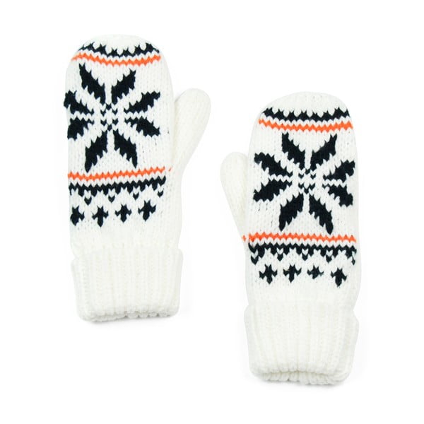 Białe rękawiczki Frozen