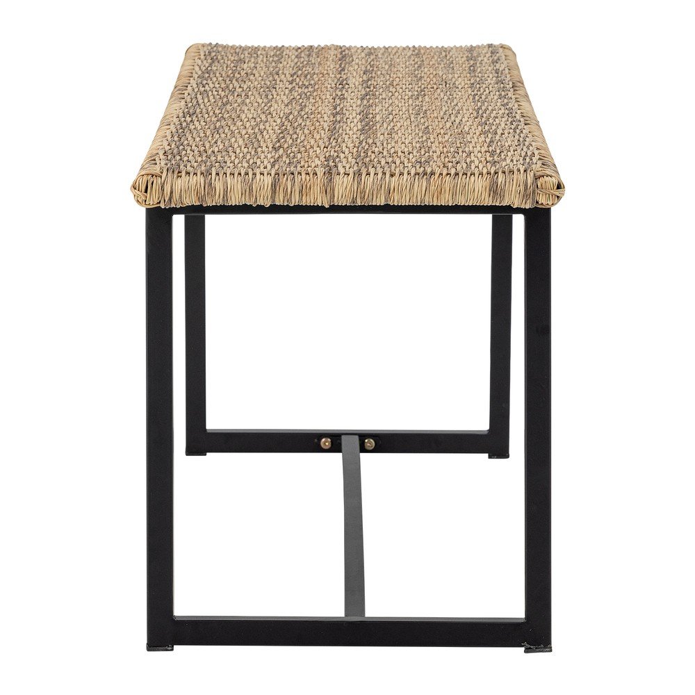 Rattanowa ławka ogrodowa w naturalnym kolorze Adilly – Bloomingville (zdjęcie 4)
