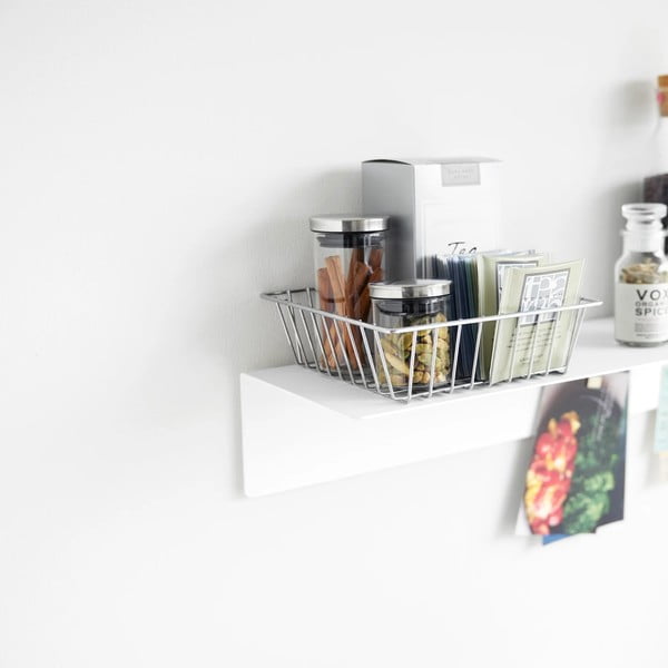 Biała metalowa półka 50 cm – YAMAZAKI-image-3