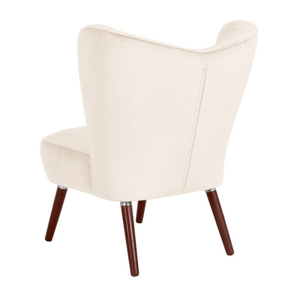 Kremowy fotel Max Winzer Sari Velvet-image-2