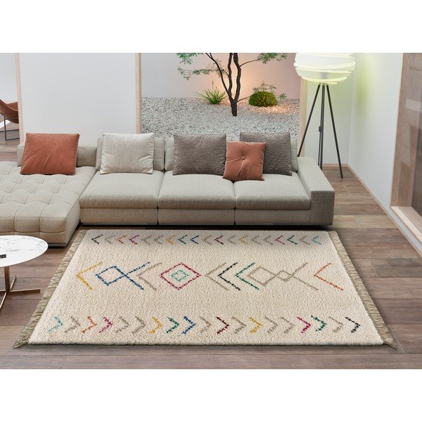 Kremowy dywan Universal Ziri White, 133x190 cm-image-1