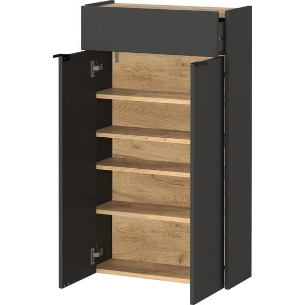 Antracytowa szafka 56x97x22 cm Ameca – Germania-image-3