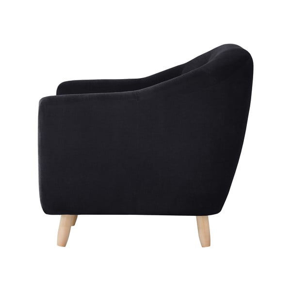 Czarny fotel Jalouse Maison Vicky-image-2