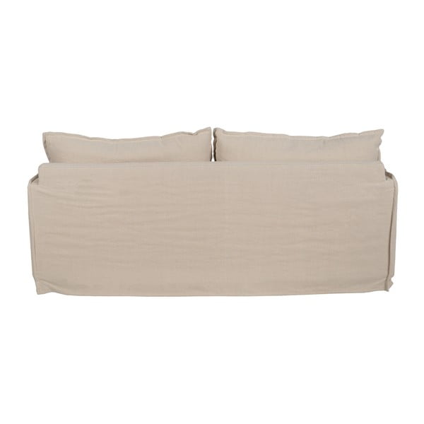 Kremowa lniana sofa 200 cm – Ixia-image-3