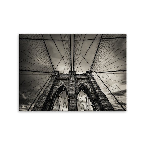 Obraz Styler Canvas Silver Brooklyn, 85x113 cm