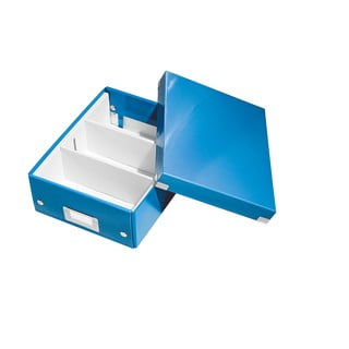 Niebieskie pudełko z przegródkami Click&Store – Leitz