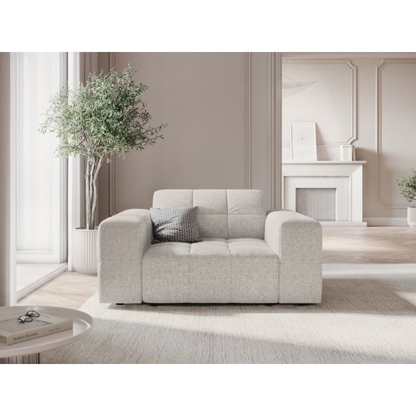 Jasnoszary fotel Chicago – Cosmopolitan Design-image-1