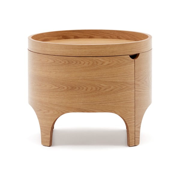 Szafka nocna w dekorze jesionu Octavia – Kave Home-image-3