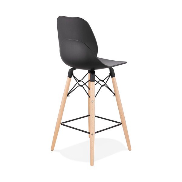 Czarny hoker Kokoon Marcel Mini, wys. siedziska 68 cm-image-3