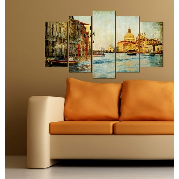5-częściowy obraz Venezia