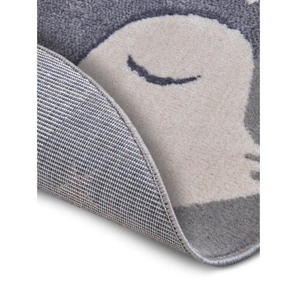 Szary dywan dziecięcy ø 140 cm Fox – Hanse Home-image-3