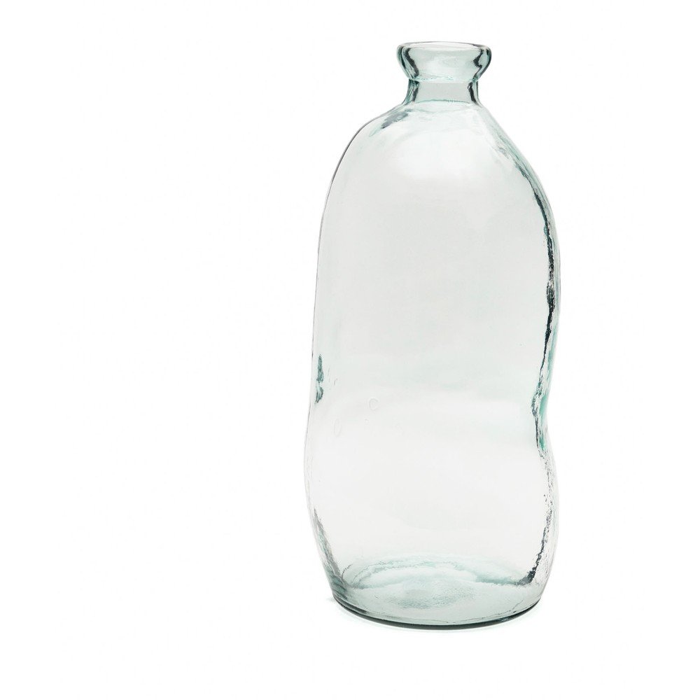 Wysoki wazon ze szkła z recyklingu (wysokość 75 cm) Brenna – Kave Home