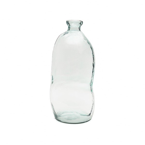 Wysoki wazon ze szkła z recyklingu (wysokość 75 cm) Brenna – Kave Home