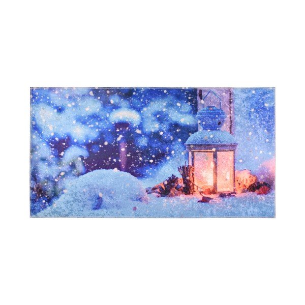 Niebieski dywan Vitaus Lantern, 80x150 cm-image-2