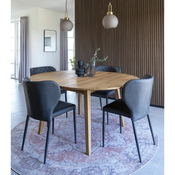 Ciemnoszare krzesła zestaw 4 szt. Pisa – House Nordic-image-1