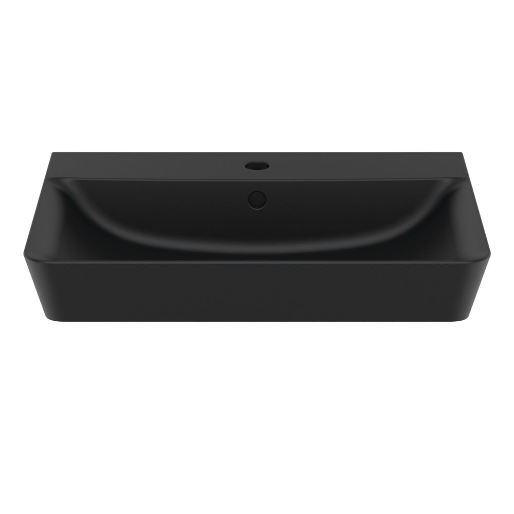 Ceramiczna umywalka w kolorze matowej czerni 60x46 cm Silk Black – Ideal Standard (zdjęcie 3)
