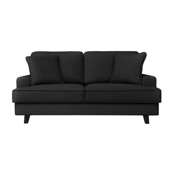 Czarna sofa dwuosobowa Cosmopolitan design Berlin