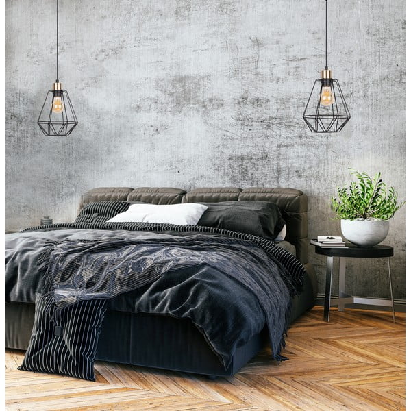 Czarna metalowa lampa wisząca ø 19 cm Primo – Candellux Lighting-image-1