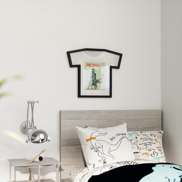 Czarna plastikowa ramka ścienna 50x54,5 cm T-Frame – Umbra-image-2