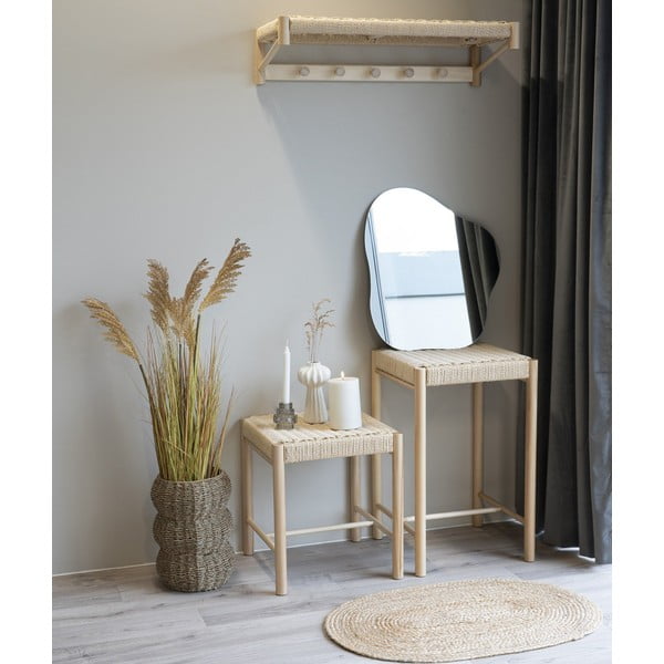 Stołek z drewna topolowego Abano – House Nordic-image-1