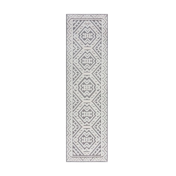 Szary chodnik z szenilu odpowiedni do prania 60x240 cm Jaipur – Flair Rugs