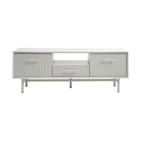 Szara szafka pod TV 140x50x45 cm Palma – Unique Furniture