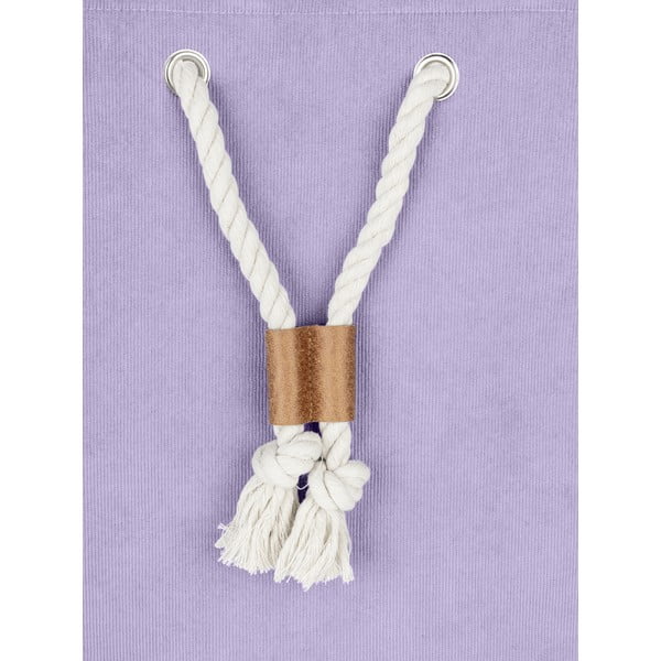 Fioletowy tekstylny kosz na pranie 35,5 l Tom Tailor – Wenko-image-1