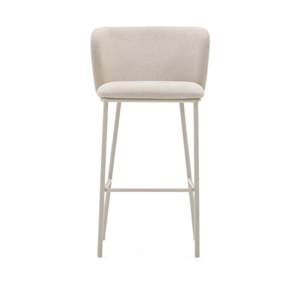 Beżowy hoker (wysokość siedziska 75 cm) Ciselia – Kave Home-image-3