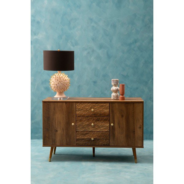 Komoda w ciemnym naturalnym kolorze 114x70x39 cm Frida – Premier Housewares-image-2