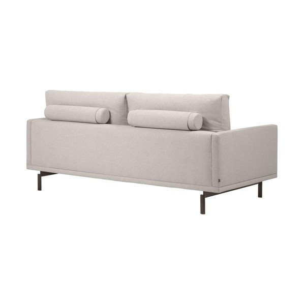Beżowa sofa  z tkaniny szenilowej 214 cm Galene – Kave Home-image-4