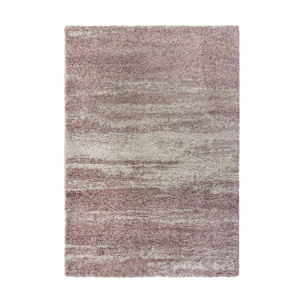 Szaro-różowy dywan Flair Rugs Reza, 80x150 cm