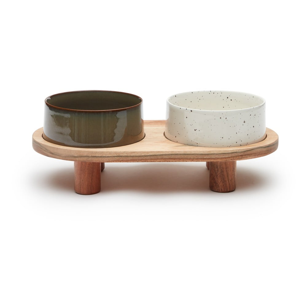 Ceramiczne miski dla psa zestaw 2 szt. Dumbi – Kave Home