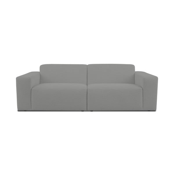 Szara sofa z materiału bouclé 228 cm Roxy – Scandic