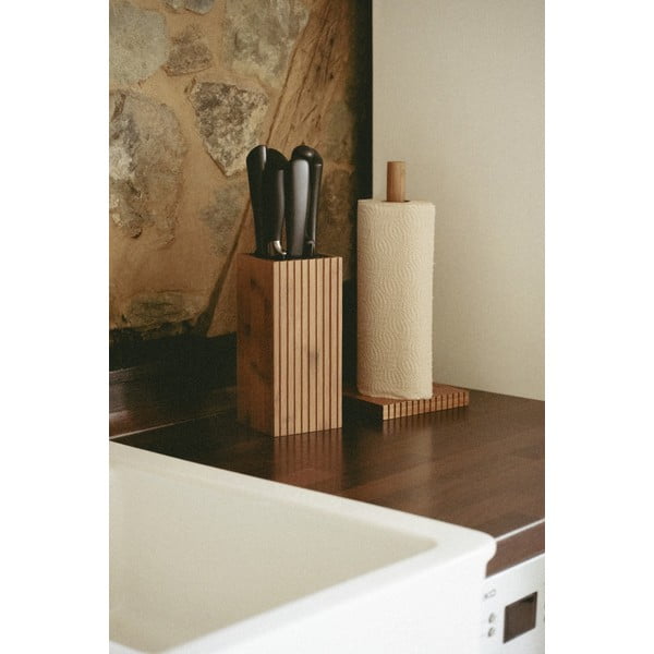 Bambusowy stojak na ręczniki papierowe Mera – Wenko-image-1