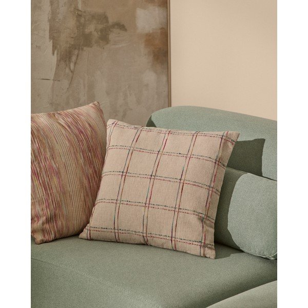 Poszewka na poduszkę z mieszanki bawełny 45x45 cm Nety – Kave Home-image-1