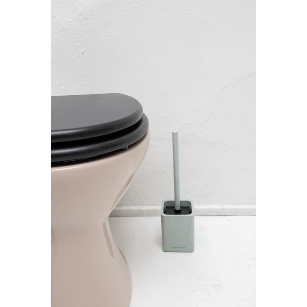 Jasnozielona szczotka do WC z żywicy polimerowej Tom Tailor T-Rounded – Wenko-image-1