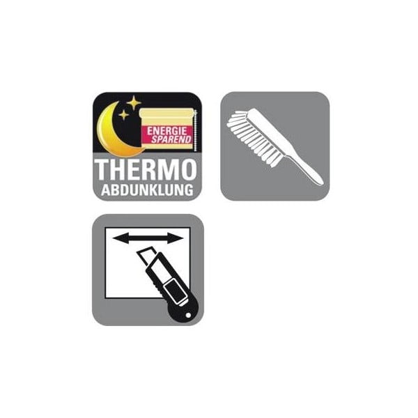 Jasnoszara roleta 72,5x150 cm Mini Termo – Gardinia-image-2