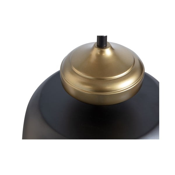 Czarna lampa wisząca z metalowym kloszem ø 31 cm Linne – WOOOD-image-3