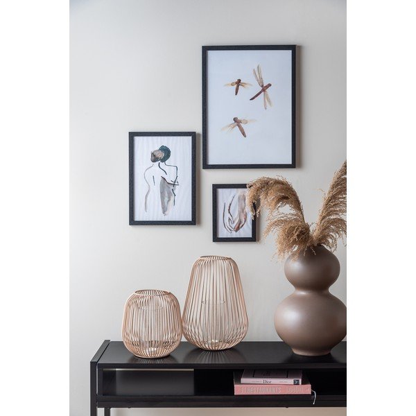 Jasnobrązowy lampion stołowy PT LIVING Lantern, wys. 21 cm-image-1