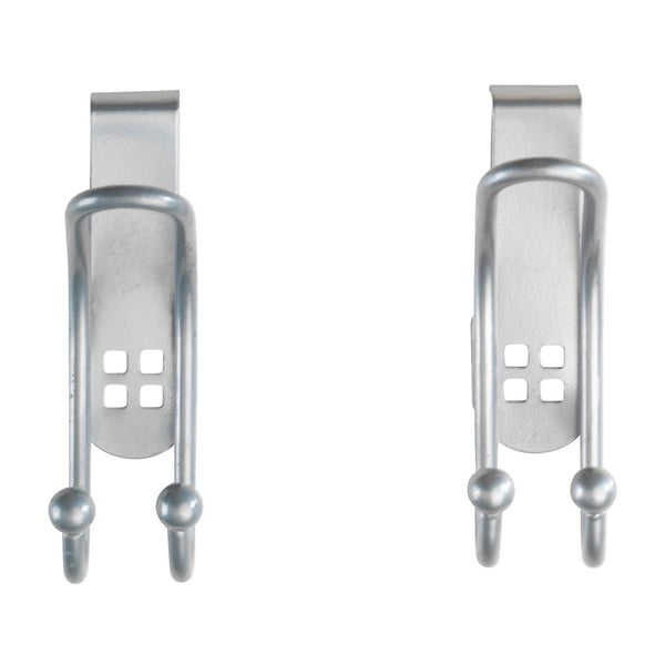 Zestaw 2 haczyków na drzwi w kolorze srebra Wenko Door Hook-image-2